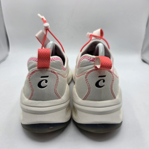 Clove Shoes Womens 7 White Pink Nursing Comfort Sneakers Lace Up Professional - Picture 5 of 12